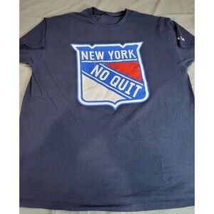 NHL New York Rangers “No Quit” T-Shirt Men’s Blue Delta Short Sleeve